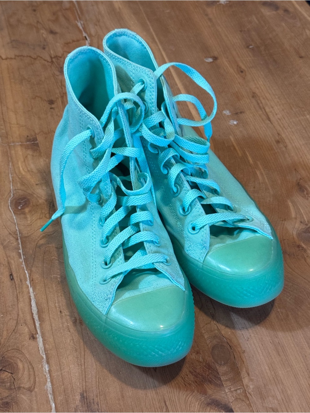 Green Converse Sneakers